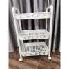 Kệ Đựng Đồ Đa Năng 3 Tầng Bánh Xe Di Chuyển, Giỏ Để Đồ + Sticker, Giá 82.000₫ 2
