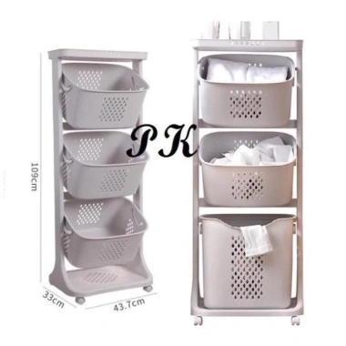 Kệ Đựng Đồ Đa Năng 4 Tầng Bánh Xe Nhật - Cao Cấp, Di động, Giá ưu đãi 179.900₫