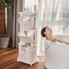 Kệ Đựng Đồ Đa Năng 4 Tầng Bánh Xe Nhật - Cao Cấp, Di động, Giá ưu đãi 179.900₫ 8
