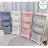 Kệ Đựng Đồ Đa Năng Nhựa Việt Nhật Cao Cấp 5.567 - Bánh Xe Di Chuyển Dễ Dàng, Giá Ưu Đãi 289.000 VND