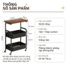 Kệ đựng đồ đầu giường 3-5 tầng nhựa bánh xe đẩy - Tiết kiệm phòng ngủ, tắm, giá 52.900₫ 4