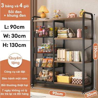 Kệ Đựng Đồ LUXE 3-5 Tầng Sơn Tĩnh Điện Cao Cấp - Kệ Lò Vi Sóng Giá ưu đãi 539.000