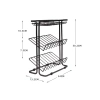Kệ Đựng Đồ Nhà Bếp Inox Sơn Tĩnh Điện Chắc Chắn - Kệ Gia Vị Tiện Lợi Đa Năng Giá Ưu Đãi 136.5K 4