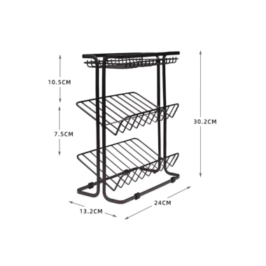 Kệ Đựng Đồ Nhà Bếp Inox Sơn Tĩnh Điện Chắc Chắn - Kệ Gia Vị Tiện Lợi Đa Năng Giá Ưu Đãi 136.5K