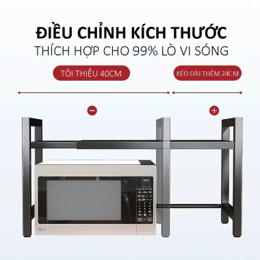 Kệ đựng đồ nhà bếp sơn tĩnh điện cao cấp, chịu lực mạnh, thiết kế thông minh, giá chỉ 219.000₫ 3