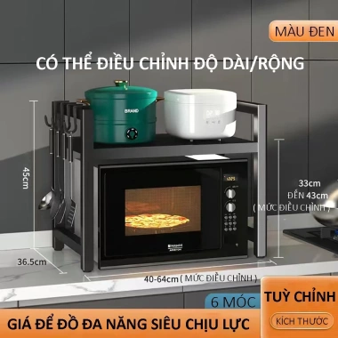Kệ đựng đồ nhà bếp sơn tĩnh điện cao cấp, chịu lực mạnh, thiết kế thông minh, giá chỉ 219.000₫ 10