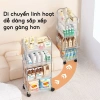 Kệ Đựng Đồ Nhà Tắm Chữ Nhật Đa Năng 3-4 Tầng Xoay 360 độ Bánh Xe Tiện Lợi Giá 133k 2