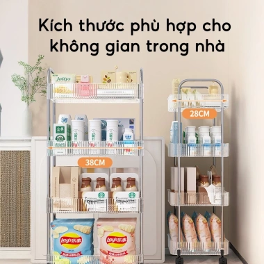 Kệ Đựng Đồ Nhà Tắm Chữ Nhật Đa Năng 3-4 Tầng Xoay 360 độ Bánh Xe Tiện Lợi Giá 133k 3 Kệ Đựng Đồ Nhà Tắm Chữ Nhật Đa Năng 3-4 Tầng Xoay 360 độ Bánh Xe Tiện Lợi Giá 133k 3