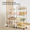 Kệ Đựng Đồ Nhà Tắm Chữ Nhật Đa Năng 3-4 Tầng Xoay 360 độ Bánh Xe Tiện Lợi Giá 133k 5