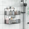 Kệ Đựng Đồ Nhà Tắm Dán Tường Hình Chữ Nhật Đen Trắng - Đa Năng, Giá Ưu Đãi 30.000 VND 9