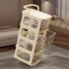 Kệ Đựng Đồ Nhiều Tầng HPS Bánh Xe - Tủ Mini Đựng Mỹ Phẩm, Bỉm Sữa, Đồ Cá Nhân 6