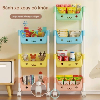 Kệ đựng đồ nhựa Ecomax 9.306 - Kệ gấu đa năng cho bếp & phòng ngủ, giá 32.000₫