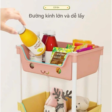 Kệ đựng đồ nhựa Ecomax 9.306 - Kệ gấu đa năng cho bếp & phòng ngủ, giá 32.000₫