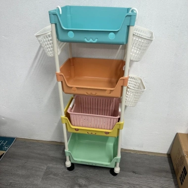 Kệ đựng đồ nhựa Ecomax 9.306 - Kệ gấu đa năng cho bếp & phòng ngủ, giá 32.000₫