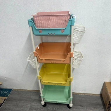 Kệ đựng đồ nhựa Ecomax 9.306 - Kệ gấu đa năng cho bếp & phòng ngủ, giá 32.000₫