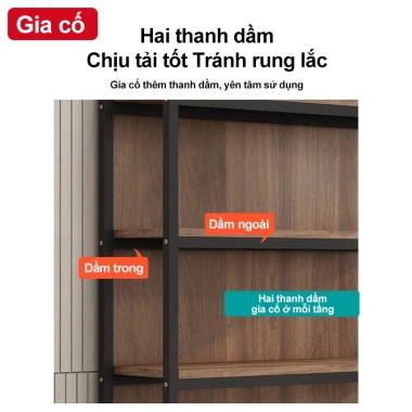 Kệ đựng đồ siêu thị đa năng ALVIN - Thiết kế lỗ, lắp đặt nhanh không cần ôc vít, giảm giá 999.900đ