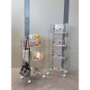 Kệ đựng đồ trong suốt 3 tầng hình chú heo, bánh xe đẩy đa năng, rẻ đẹp 350k
