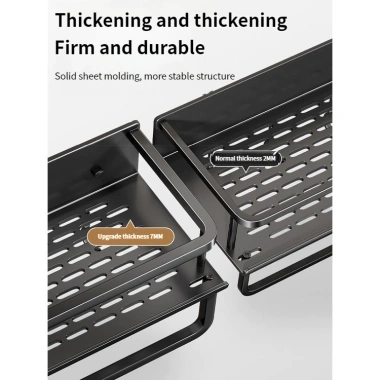 Kệ đựng đồ vệ sinh treo tường đa năng, cho phòng tắm và bếp, giá chỉ 122.100 VND 7