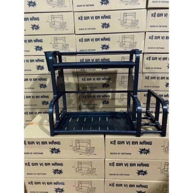 Kệ Đựng Gia Vị 2 Tầng Cỡ Lớn Có Ống Đũa - Kệ Đa Năng Thông Minh Giá 80.000₫ 3