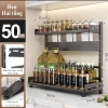 Kệ đựng gia vị AetheraHome - Thép carbon, 2/3 tầng, độ cao điều chỉnh, 50x16x54cm 7