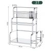 Kệ Đựng Gia Vị Inox 304 Nhiều Tầng - Thiết Kế Nhỏ Gọn, Giá 175k Giảm Đặc Biệt 10