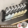 Kệ Đựng Giày Dép Gắn Tường 2 Tầng Gấp Gọn Đa Năng - Tiết Kiệm Không Gian, Chịu Lực Lớn, Giá 76.000đ 8
