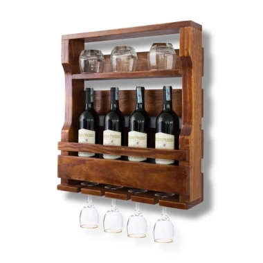 Kệ Đựng Rượu Treo Tường Musa Juliet Vintage KR06 – Quà Tết 2.024, Quà Sếp, Bố Vợ, Tân Gia