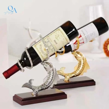 Kệ Đựng Rượu Vang Hình Cá – Giá 295.000 VNĐ, Thiết Kế Sang Trọng, Tiết Kiệm
