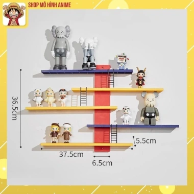 Kệ Gắn Tường Đa Năng Hình Bậc Thang – Treo Popmart, Lưu Trữ Đồ Dùng, Decor Giá 158.999₫