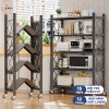 Kệ Gấp Gọn 3-5 Tầng GADI Không Lắp Ráp, Bánh Xe Di Chuyển, Chịu Lực, Kệ Bếp Kho 505k