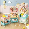 Kệ Gấu Đa Năng 4 Tầng Đồ Chơi Bé: Bánh Xe Di Chuyển, Tiện Lợi, Giá 99k 2