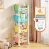 Kệ Gấu Đa Năng 4 Tầng Đồ Chơi Bé: Bánh Xe Di Chuyển, Tiện Lợi, Giá 99k 8