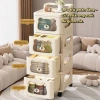 Kệ Gấu Đa Năng Bánh Xe 3-5 Tầng - Tủ Nhựa Lưu Trữ Đồ Bé, Bỉm Sữa Giá 259k 4