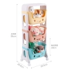 Kệ Gấu Hokor 4 Tầng Đa Năng Đựng Đồ Chơi Bé - Bánh Xe Nhựa Việt Nhật Cao Cấp - Giá 185.000 VND 4