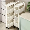 Kệ Giá Để Đồ Khe Hẹp 4 Tầng Full Thép Bánh Xe Di Chuyển - Giá Giảm 635.000 VND