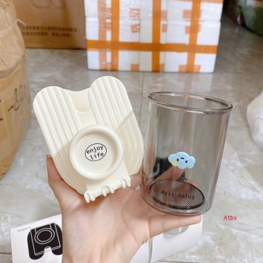 Kệ Giá Đỡ Bàn Chải Đánh Răng và Cốc Dính Tường Tiện Lợi, Freeship, Giá 69k 2