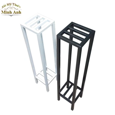 Kệ Giá Đỡ Chậu Cây 2 Tầng Vuông 25-35cm Sắt Hộp 14mm Giá Chỉ 95.000đ
