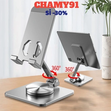 Kệ Giá Đỡ Tablet & Điện Thoại Hợp Kim Nhôm Chân Xoay 360 Gấp Gọn Mã 35 - Giá Tốt