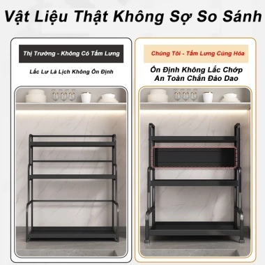 Kệ Giá Đựng Gia Vị 2/3 Tầng Nhỏ Gọn Cho Nhà Bếp - Tổ Chức Gọn Gàng, Giá Ưu Đãi 258.000