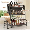 Kệ Giá Đựng Gia Vị 2/3 Tầng Nhỏ Gọn Cho Nhà Bếp - Tổ Chức Gọn Gàng, Giá Ưu Đãi 258.000 4