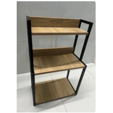 Kệ Gia Vị 2-3 Tầng Thép Sơn Tĩnh Điện, Mặt MDF Melamin, Chống Xước - 175k VND 2