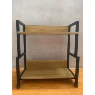 Kệ Gia Vị 2-3 Tầng Thép Sơn Tĩnh Điện, Mặt MDF Melamin, Chống Xước - 175k VND 3