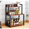 Kệ Gia Vị 2-3 Tầng Thép Sơn Tĩnh Điện, Mặt MDF Melamin, Chống Xước - 175k VND 4