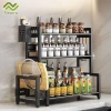 Kệ gia vị đa năng nhiều tầng kèm ống đũa, giá gác thớt tiện lợi, 159.000₫