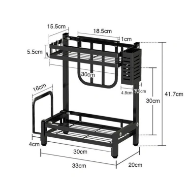 Kệ Gia Vị Đa Năng Sơn Đen Tĩnh Điện Giá Rẻ 123.998₫ Miễn Phí Ship Toàn Quốc 2