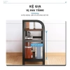 Kệ Gia Vị Để Bàn Nhà Bếp Gỗ Khung Sắt Sơn Tĩnh Điện Tiết Kiệm Không Gian 179k 3
