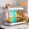 Kệ Gia Vị Inox + Thép Cacbon 33/43cm Có Móc - Kệ Bếp Dung Tích Lớn, Giá 310k 5