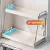 Kệ Gia Vị Inox + Thép Cacbon 33/43cm Có Móc - Kệ Bếp Dung Tích Lớn, Giá 310k 6