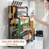Kệ Gia Vị Lifinity Thép Cacbon Đen 2-3 Tầng 50cm - Công Suất Lớn, Đầy Đủ Phụ Kiện, Giá Ưu Đãi 160k 3