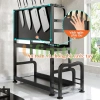 Kệ Gia Vị Lifinity Thép Cacbon Đen 2-3 Tầng 50cm - Công Suất Lớn, Đầy Đủ Phụ Kiện, Giá Ưu Đãi 160k 4